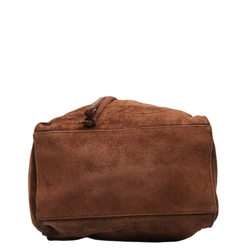 Top Quality Chanel Coco Close Chain Shoulder Bag Brown Suede  Chanel