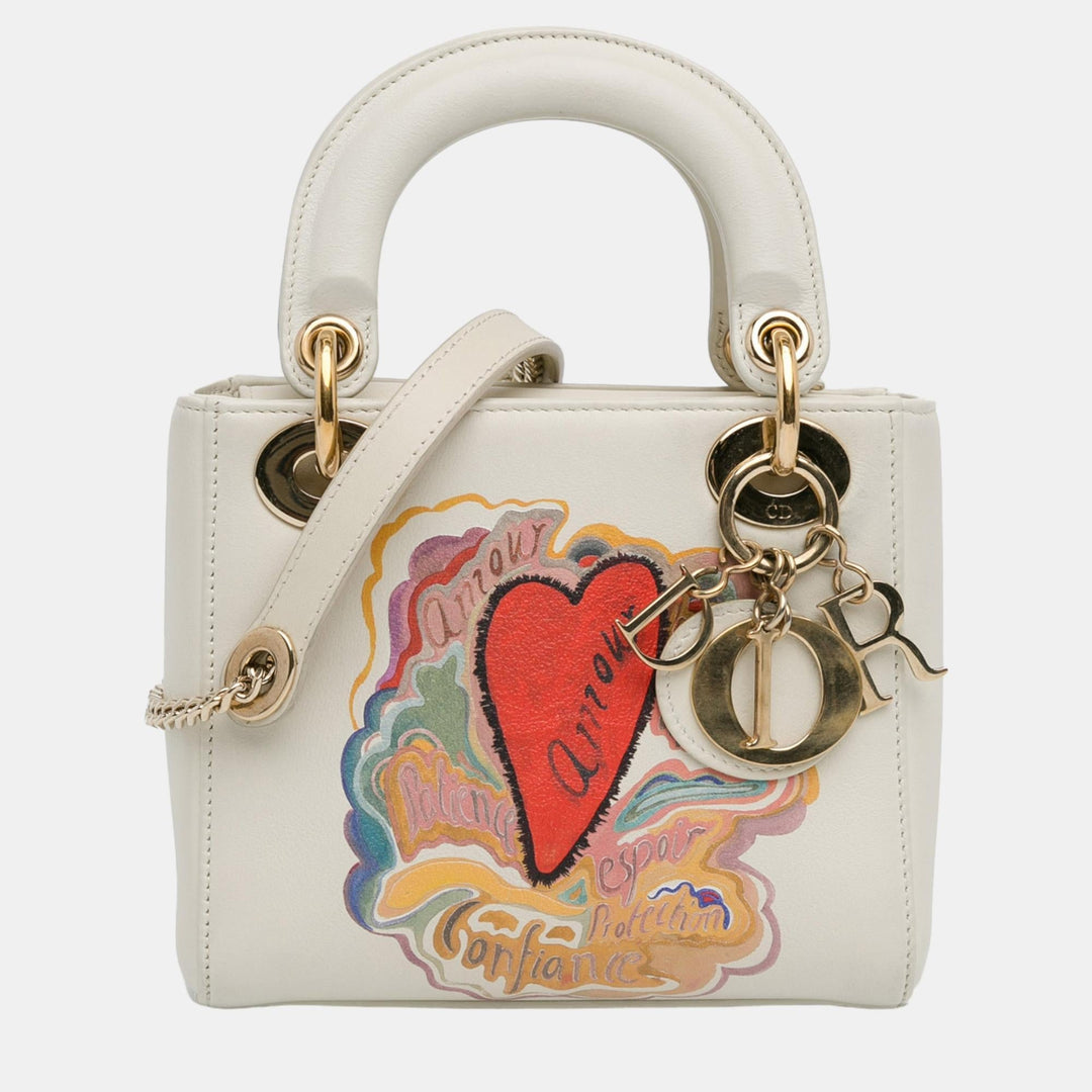 Top quality Dior x Niki De Saint Phalle White Top quality Dioramour Mini Lady Top quality Dior