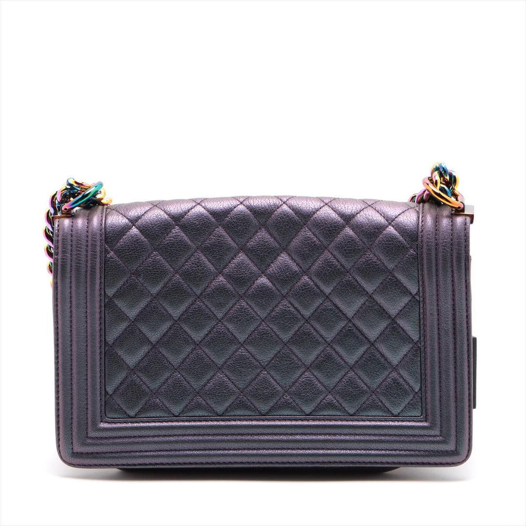Top Quality Chanel Boy Top Quality Chanel Leather Chain Shoulder Bag Pearl G   A67086