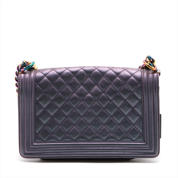 Top Quality Chanel Boy Top Quality Chanel Leather Chain Shoulder Bag Pearl G   A67086