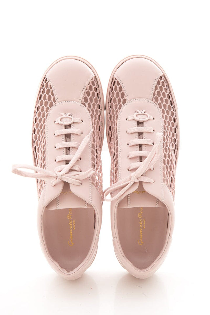 Gianfranco Ferre HELENA Low Top Mesh Blush Sneakers SZ 41