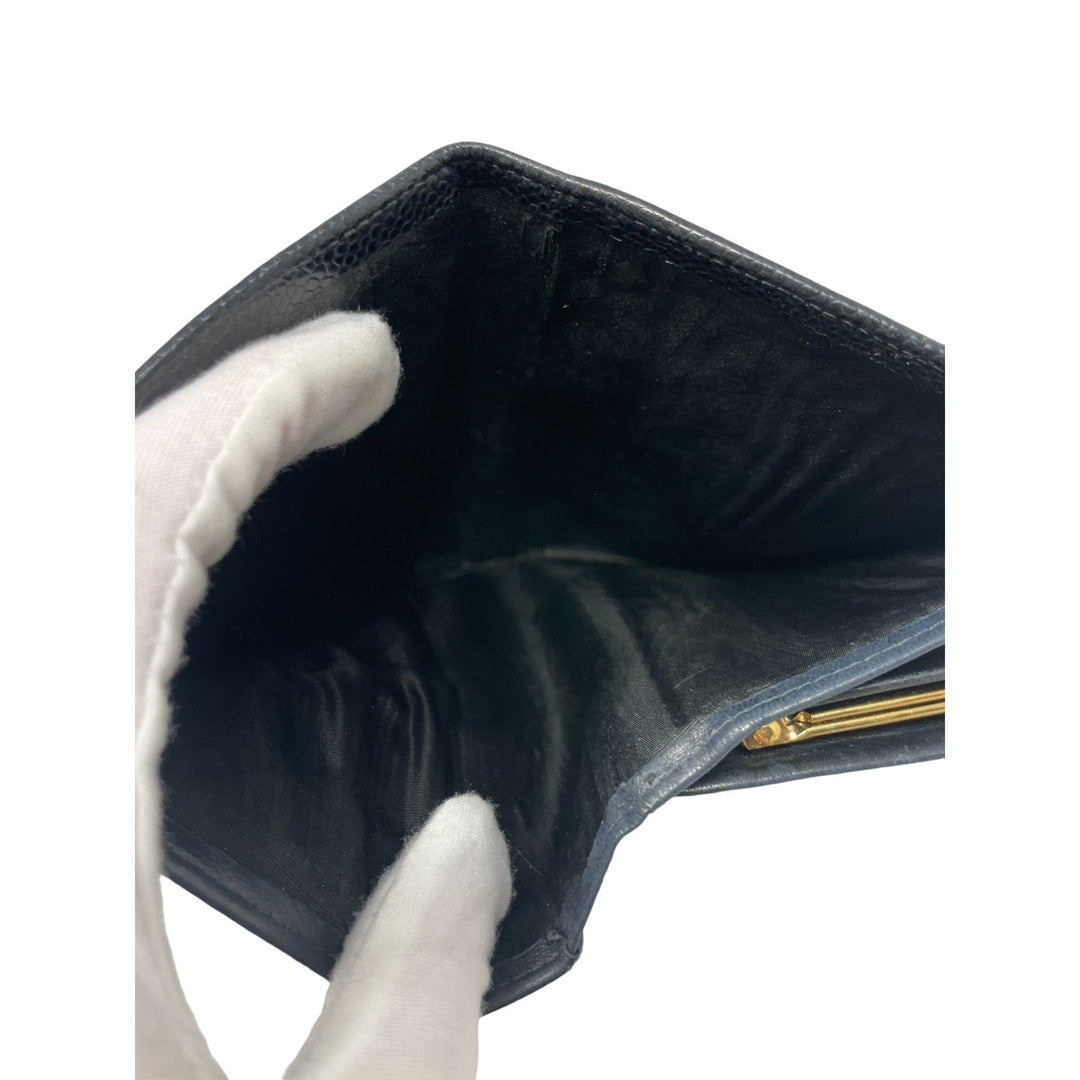 Top Quality Chanel Top Quality Chanel Timeless Caviar Continental Wallet - Black