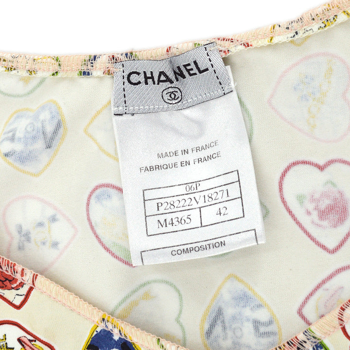 Top Quality Chanel Spring 2006 Valentine Camisole Tops Ivory 06P #42