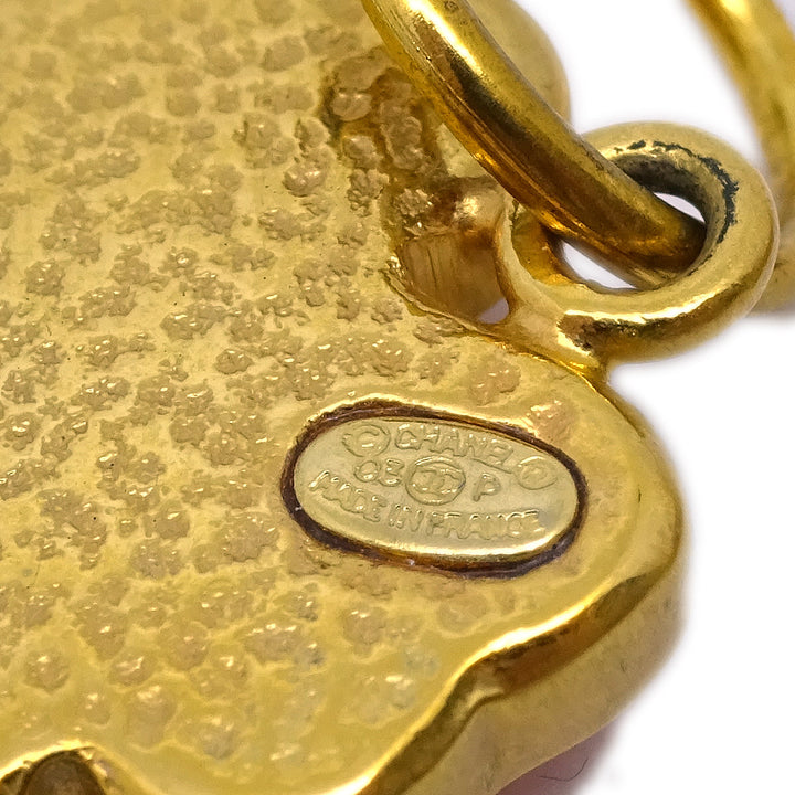 Top Quality Chanel Clover Dangle Piercing Earrings Gold 03P