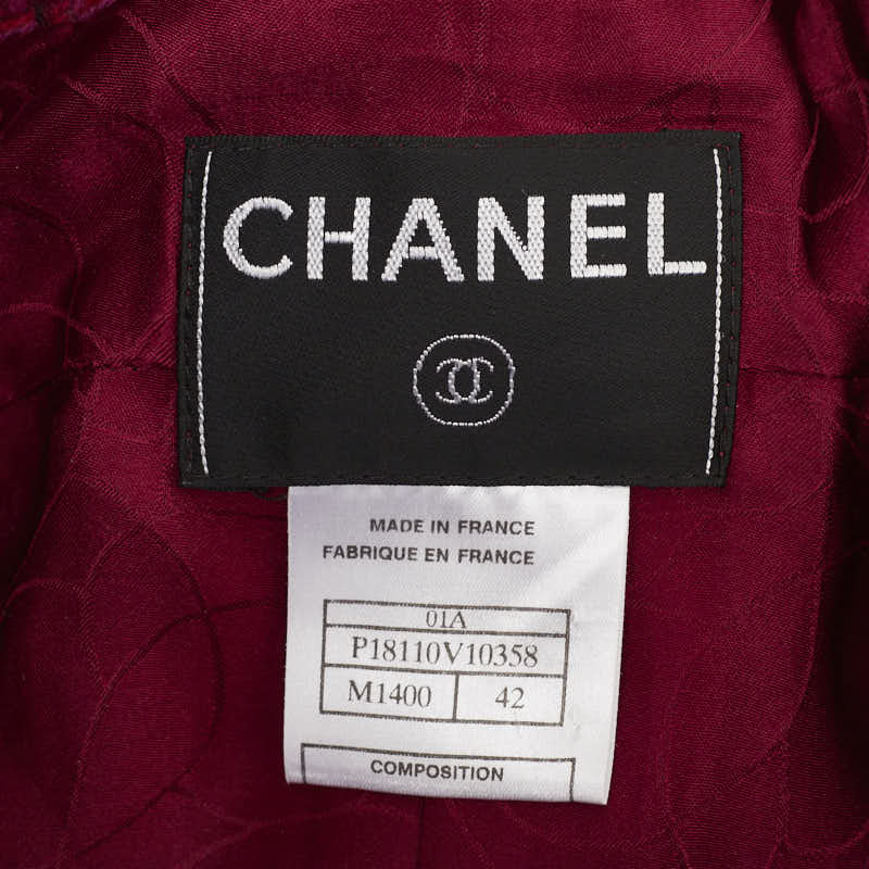 Top Quality Chanel P18110V10358 Black Jacket Wool Pink