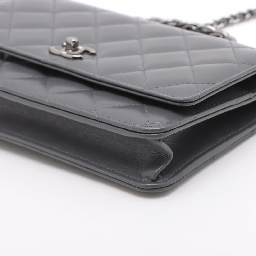 Top Quality Chanel Matrasse  2WAY Shoulder Bag Gr Silver G