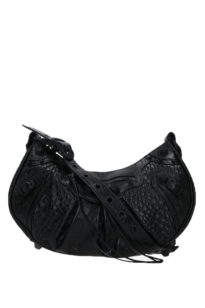 Top Quality Balenciaga Le Cagole S in Croc Embossed Leather