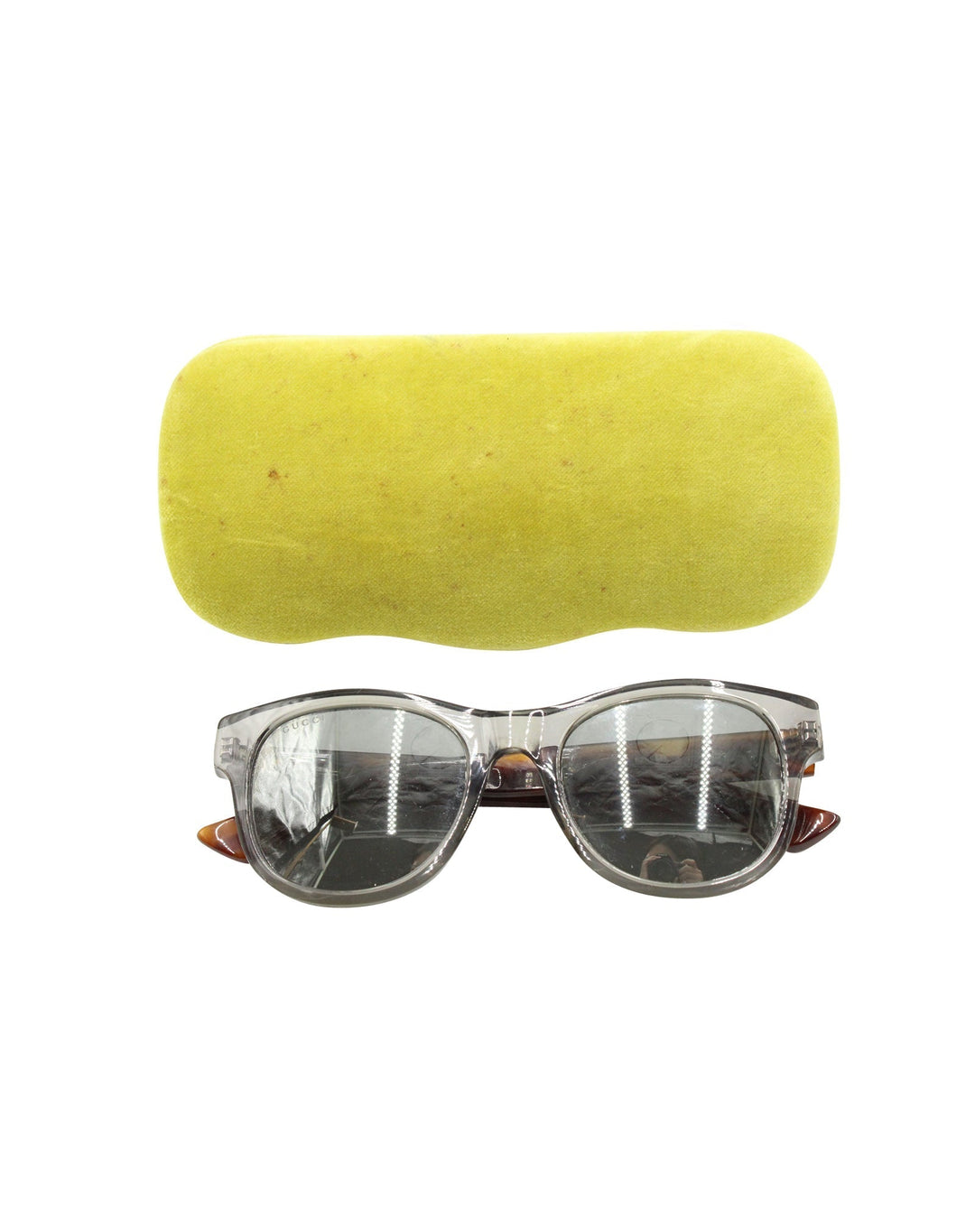 Gucci Wayfarer GG0044SA Sunglasses in Grey Acetate