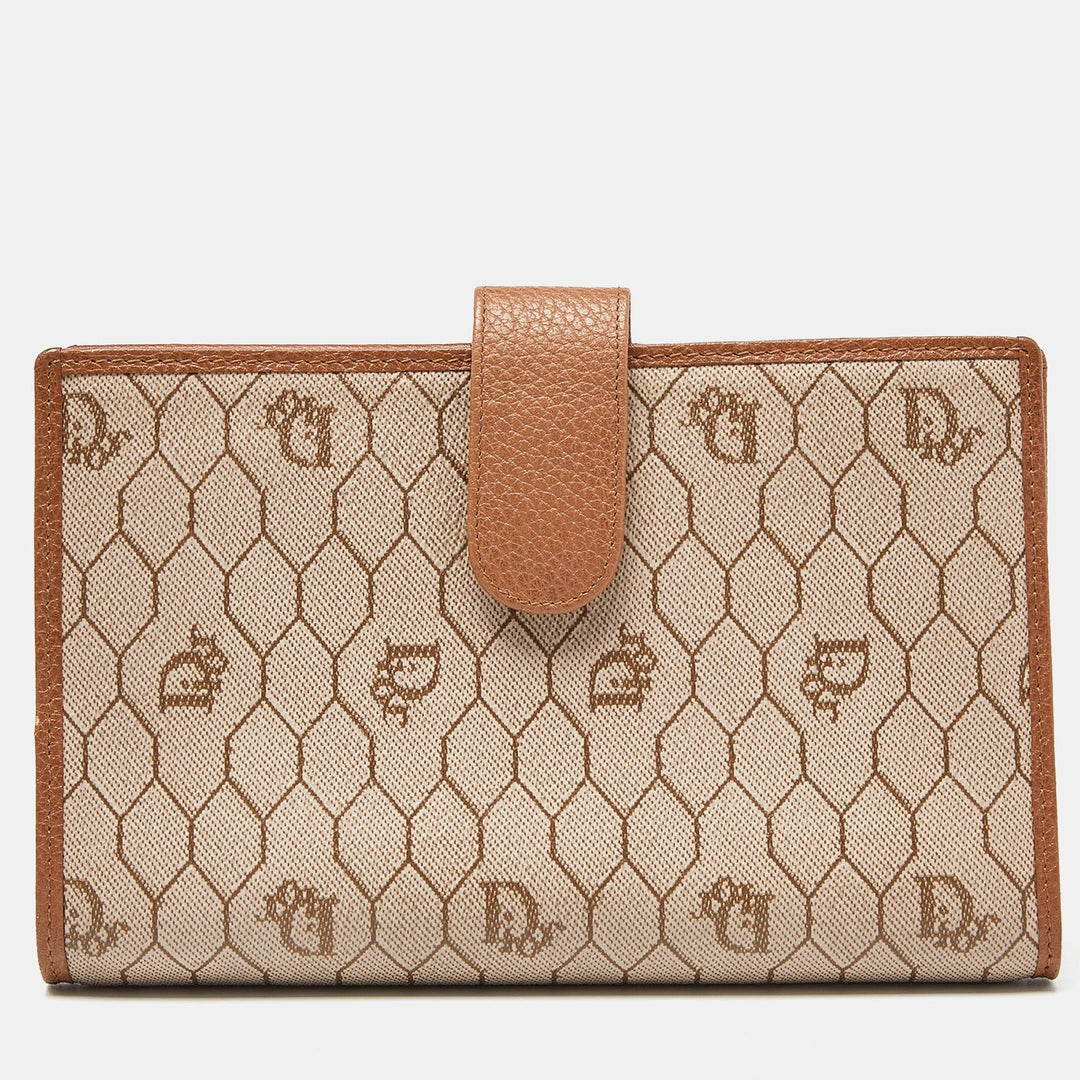 Top quality Dior Beige Coated Canvas and Leather Agenda Cover