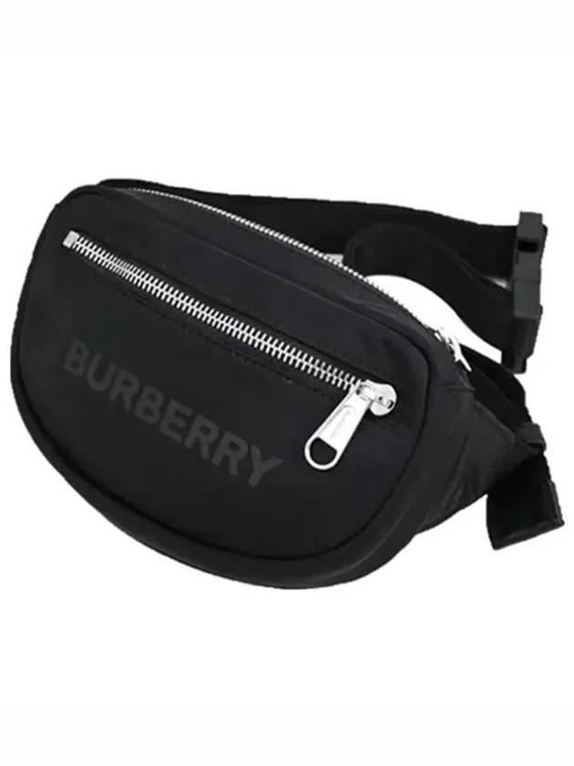 Burberry Logo Small Nylon Cannon Belt Bag Black