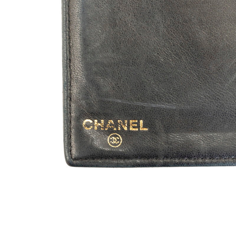 Top Quality Chanel Coco Double Fold Wallet Black Caviar S  Chanel
