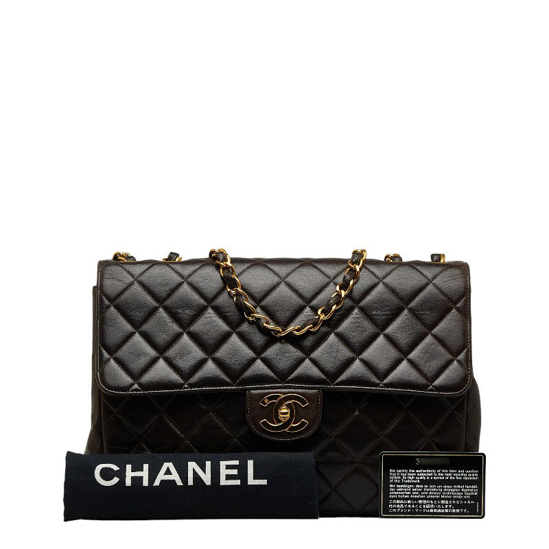 Top Quality Chanel Decamatrasse 30 Cocomark ingle Flap Chain Shoulder Bag Black   CHANEL