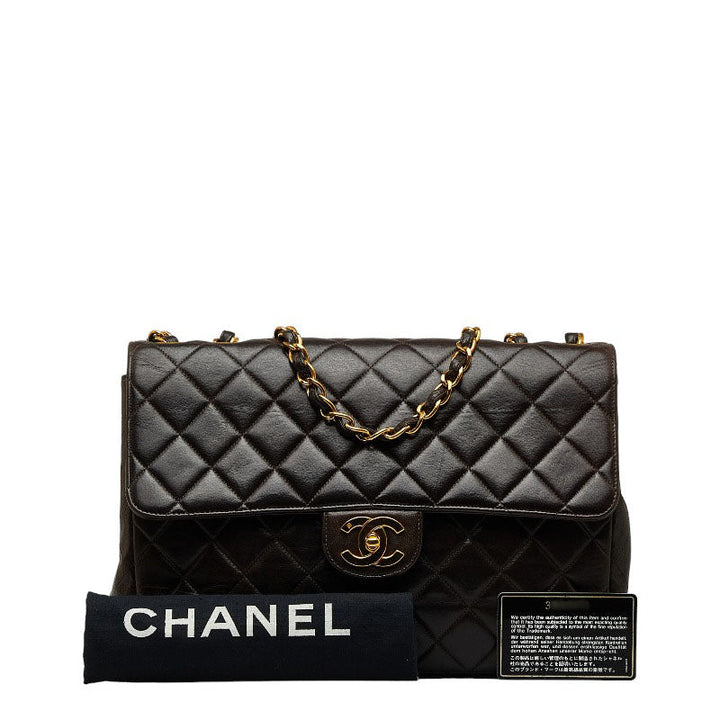Top Quality Chanel Decamatrasse 30 Cocomark ingle Flap Chain Shoulder Bag Black   CHANEL