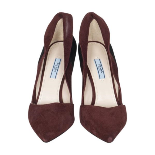 Prada Suede Colourblock Pumps