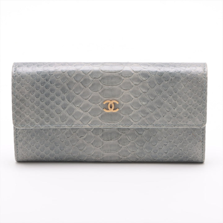 Top Quality Chanel Coco Croco Wallet Gr Gold  18th