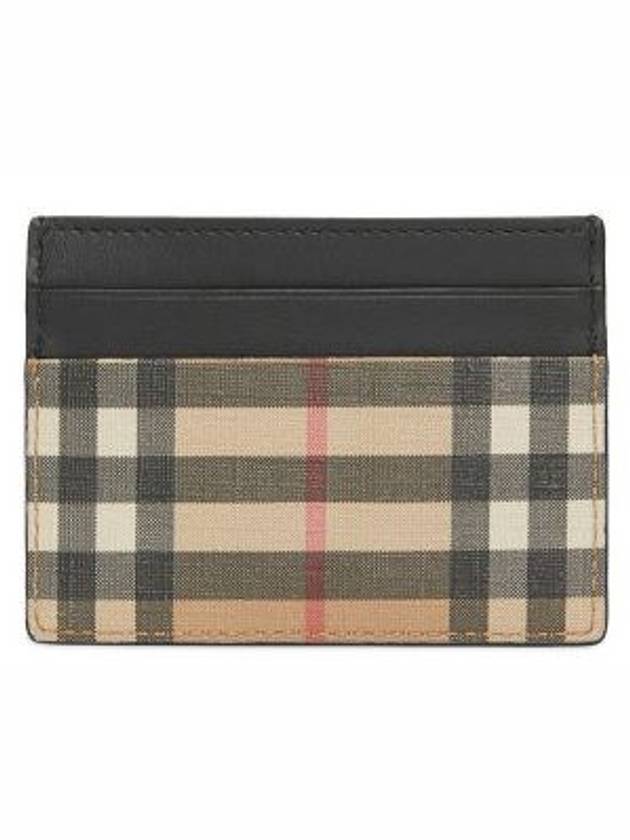 Burberry Vintage Check Canvas Card Wallet Archive Beige