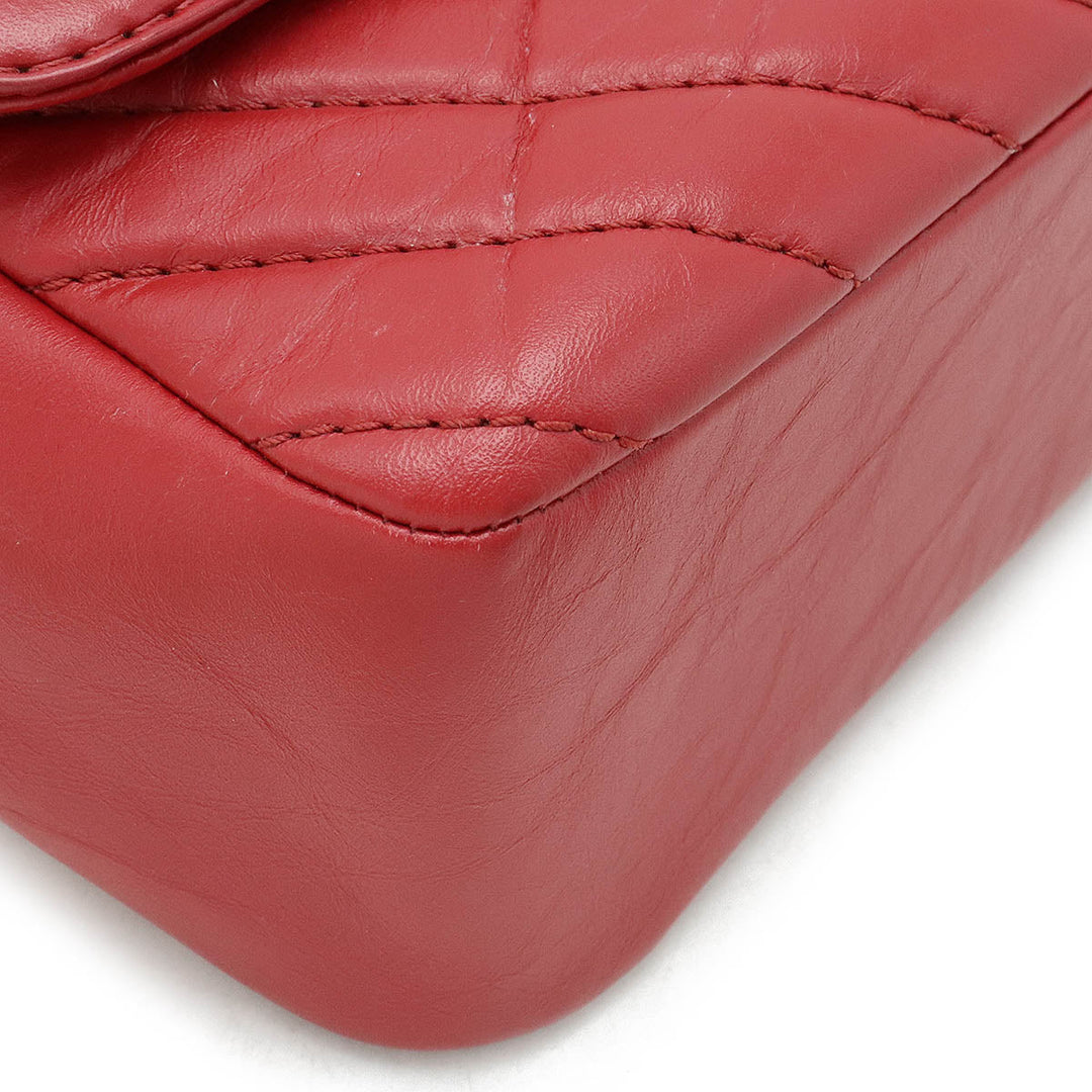 Top Quality Chanel V Stick Chevron Top Handle Handbag 2WAY Chain Shoulder Bag Laser Red Red Gold  Black / Blue / Blue
