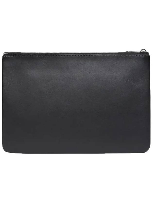 Burberry Logo Print Clutch Bag Black