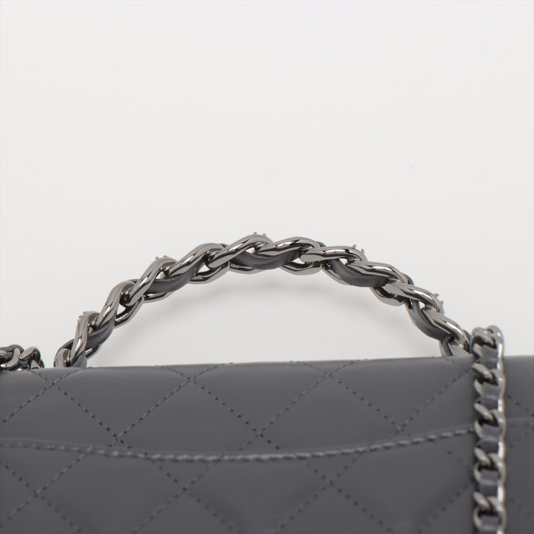 Top Quality Chanel Matrasse  2WAY Shoulder Bag Gr Silver G