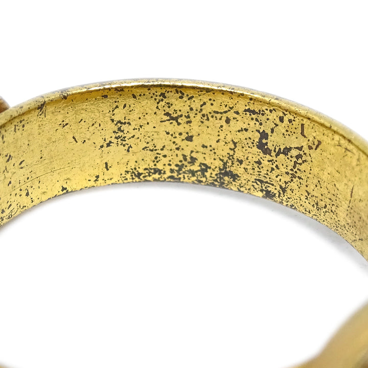 Top Quality Chanel Ring Rhinestone Gold #52 #12 02P
