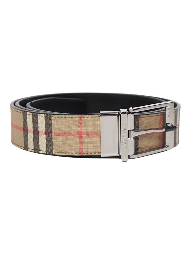 Burberry Reversible Leather Belt Beige