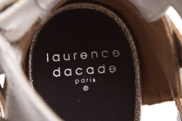 Laurence Dacade Metallic Multi Buckle Heels SZ 39