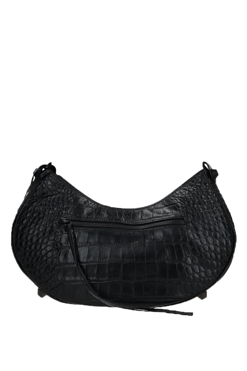Top Quality Balenciaga Le Cagole S in Croc Embossed Leather