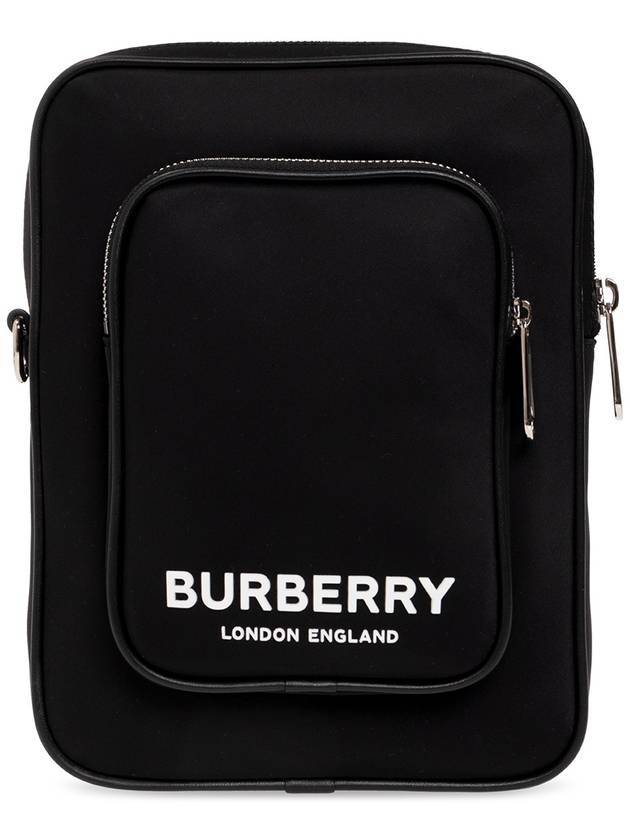 Burberry Logo Print Kieran Cross Bag Black
