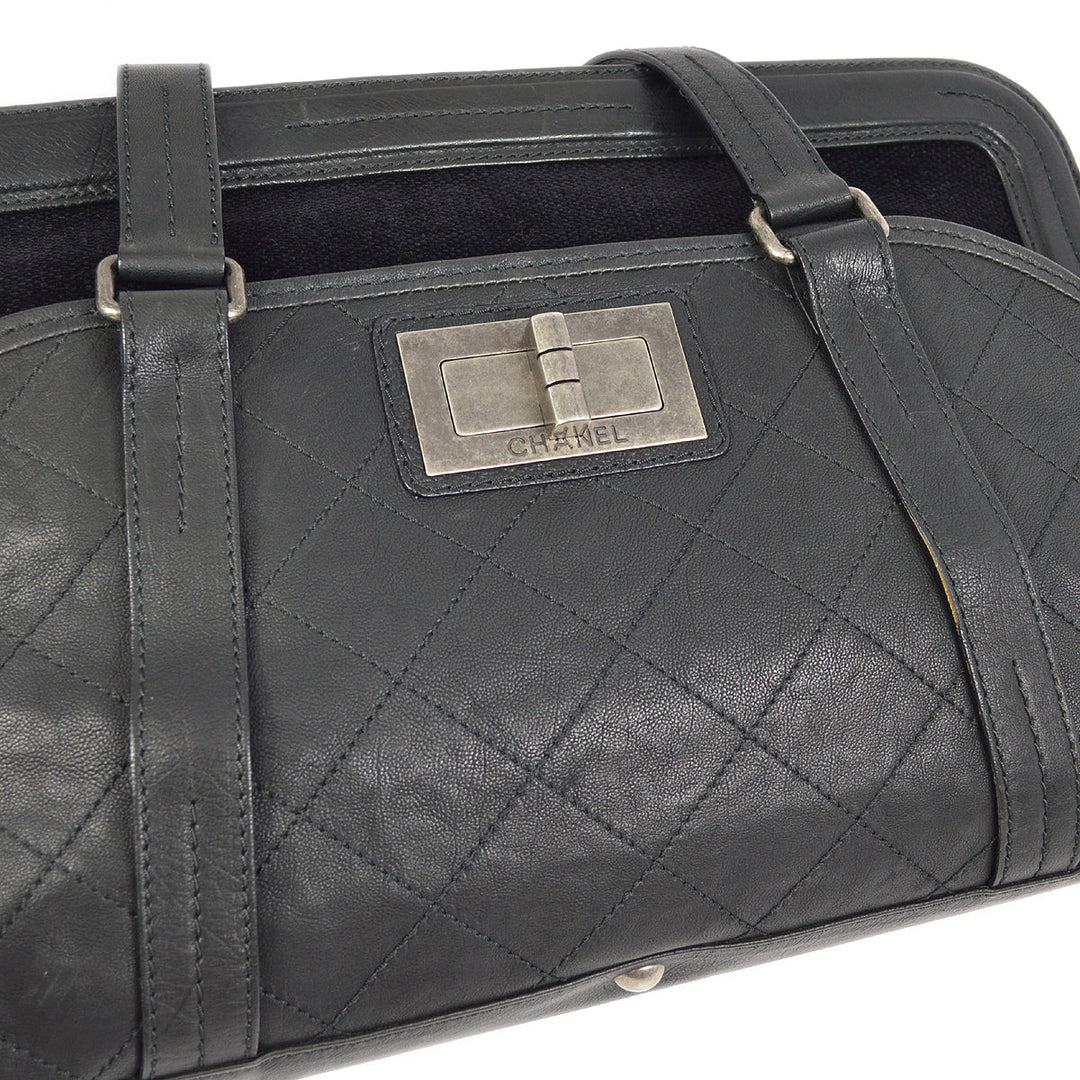Top Quality Chanel Black Mademoiselle Lock Tote Bag