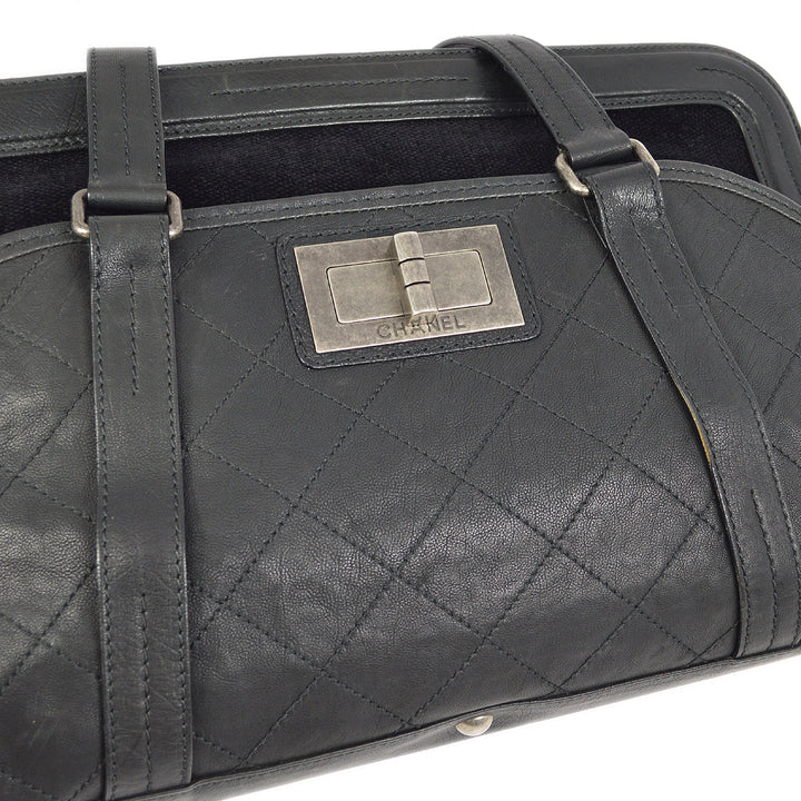 Top Quality Chanel Black Mademoiselle Lock Tote Bag