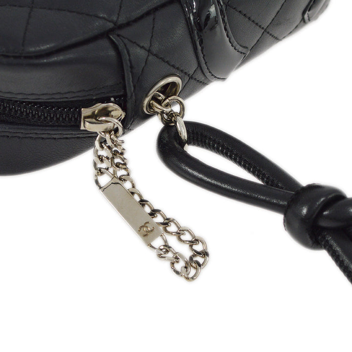 Top Quality Chanel Black Calfskin Cambon Ligne Camera Bag Large