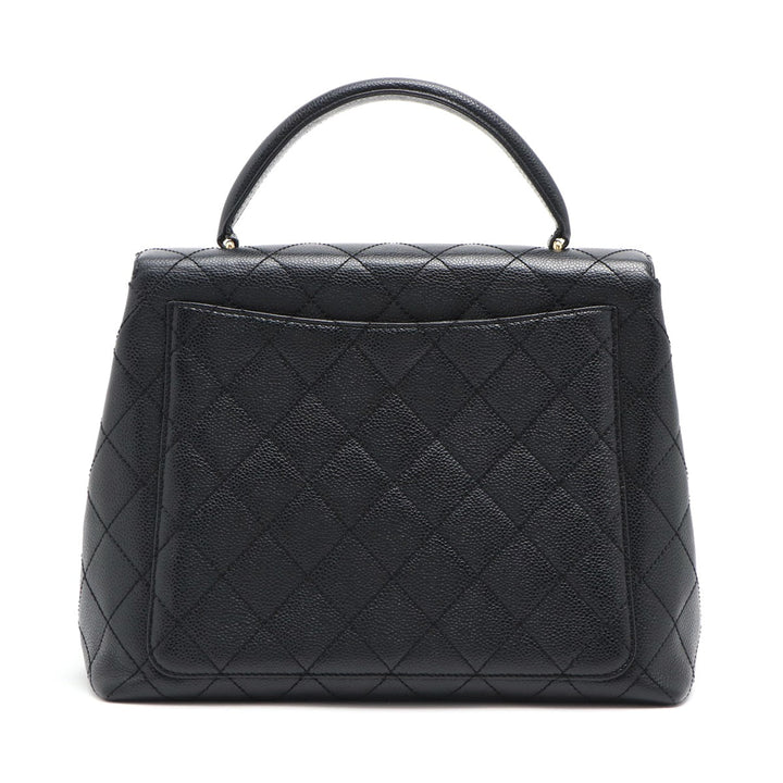 Top Quality Chanel Mattress Caviar S Handbag Black Silver Gold