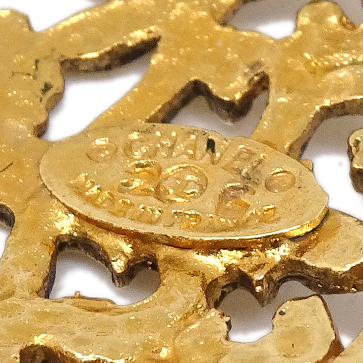 Top Quality Chanel 1991 Brooch Pin Gold 26