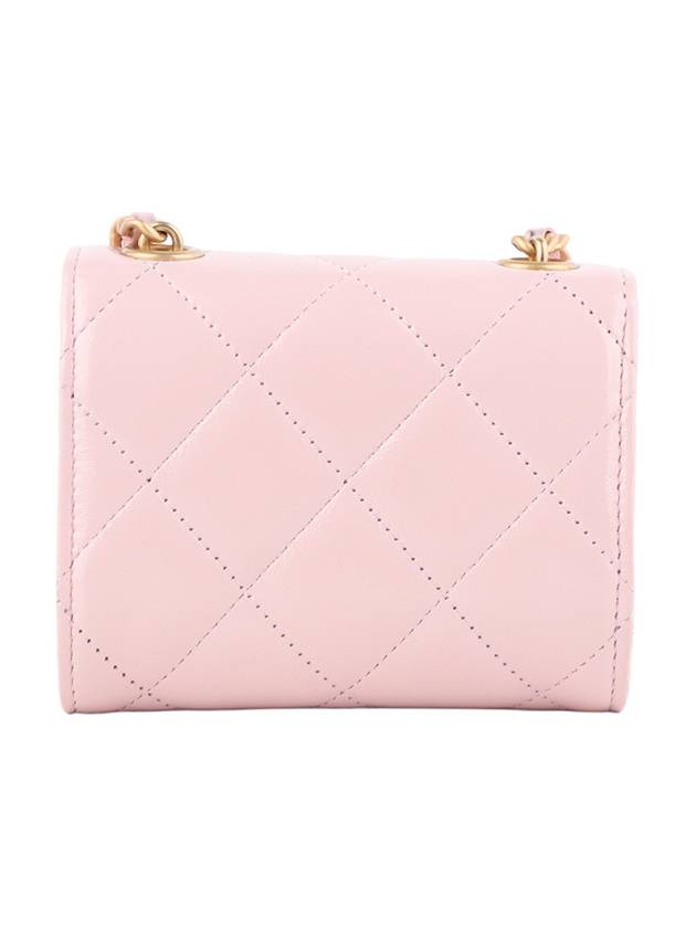 AP2848 Shiny Calfs Coin Medal Pendant Mini Chain Cross Bag 33902 Chanel