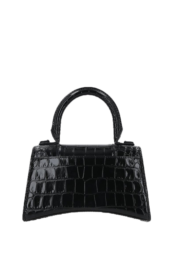 Top Quality Balenciaga Hourglass XS in Croc Embossed Leather