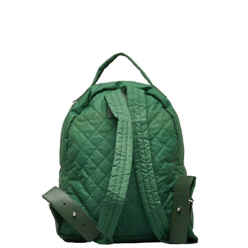 Top Quality Chanel Rucksack Backpack Green Nylon Leather  Chanel