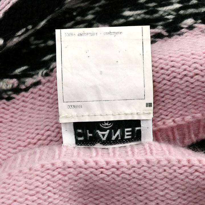 Top Quality Chanel Fall 1995 bow-print cashmere jumper #38