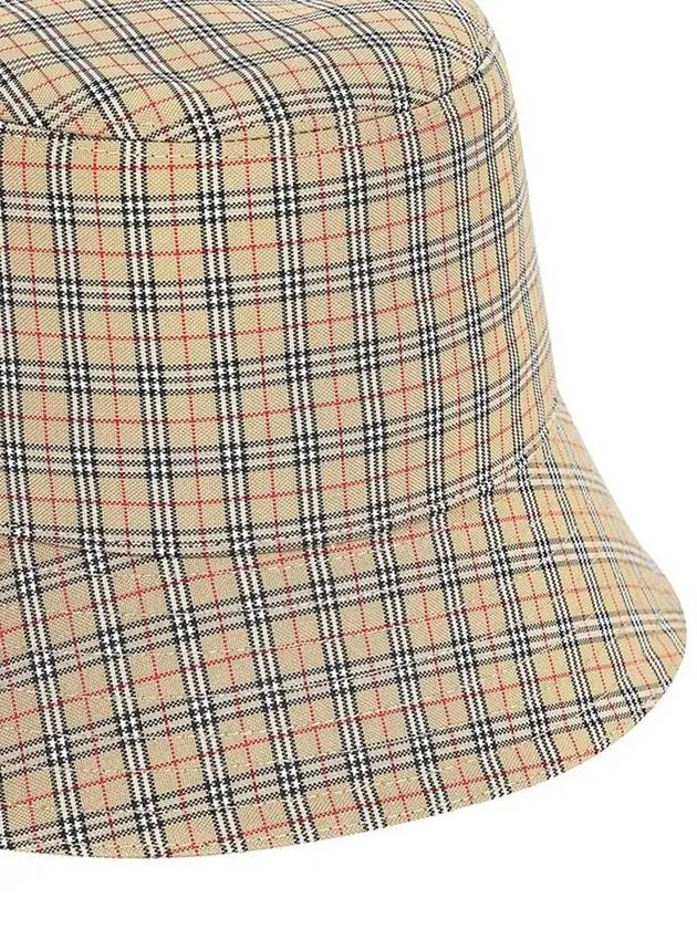 Burberry Mini Check Bucket Hat Archive Beige