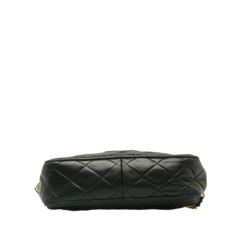 Top Quality Chanel Matrases Coco Fringe Sloping Chain Shoulder Bag Dark Green Lambskin  CHANEL