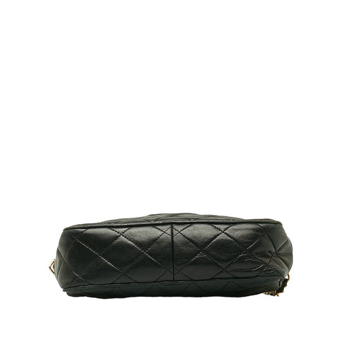 Top Quality Chanel Matrases Coco Fringe Sloping Chain Shoulder Bag Dark Green Lambskin  CHANEL