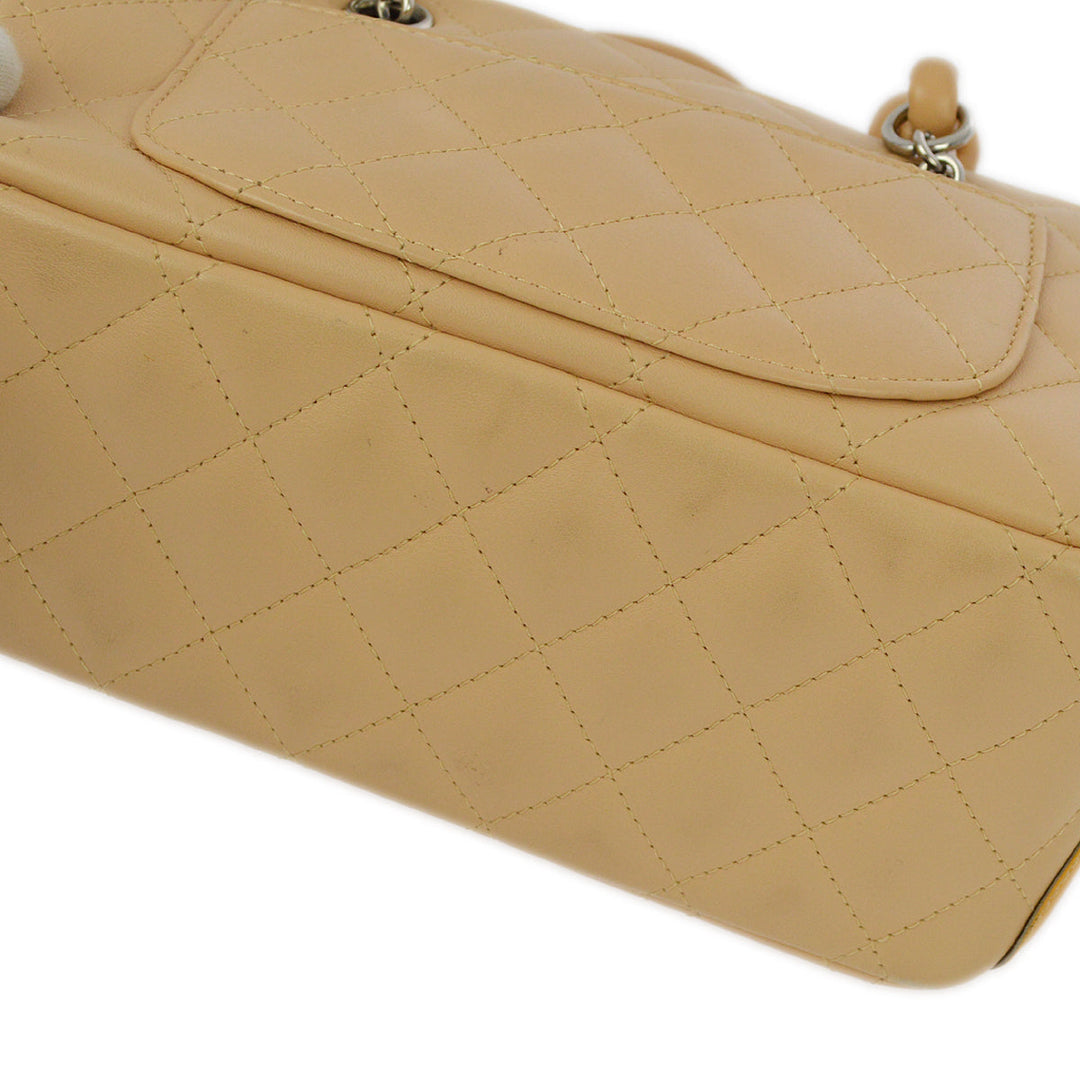 Top Quality Chanel Beige Calfskin Cambon Ligne Handbag