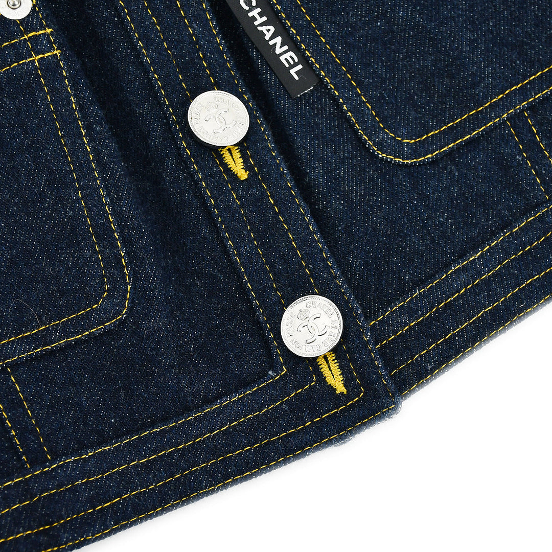 Top Quality Chanel Vest Denim Jacket #40