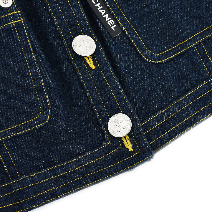 Top Quality Chanel Vest Denim Jacket #40