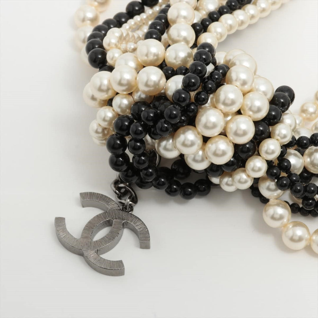 Top Quality Chanel Coca-Cola B14K Necklace GP x  Pearl Silver