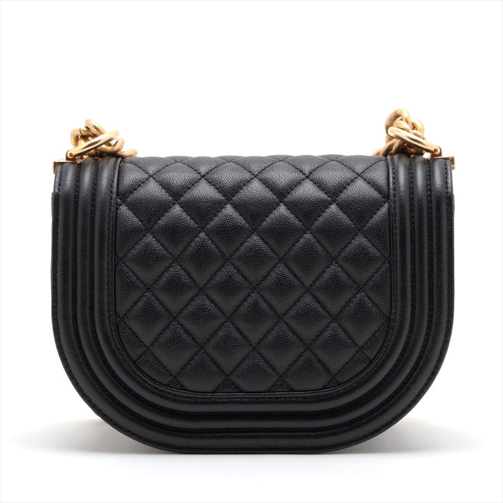 Top Quality Chanel Boy Top Quality Chanel Caviar S Chain Shoulder Bag Black G