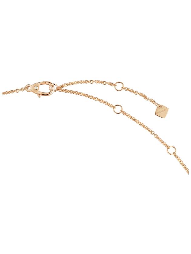 18K Coco Crush Diamond Necklace Gold Chanel