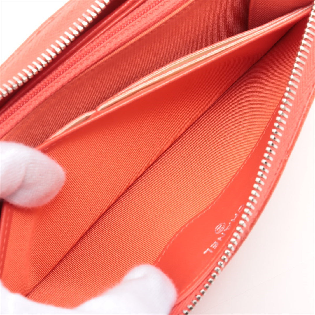 Top Quality Chanel Matrasse  Round  Wallet Red Silver Gold