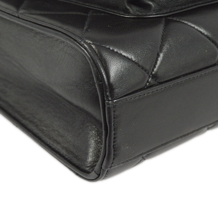 Top Quality Chanel Black Lambskin Briefcase Business Handbag