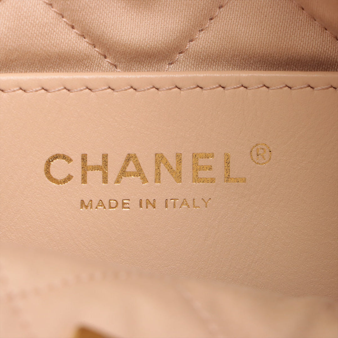 Top Quality Chanel 22 Mini Leather Chain Shoulder Bag White G  AS3980