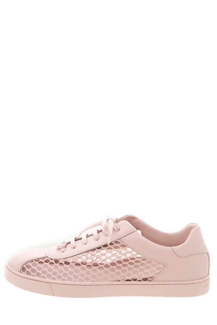 Gianfranco Ferre HELENA Low Top Mesh Blush Sneakers SZ 41